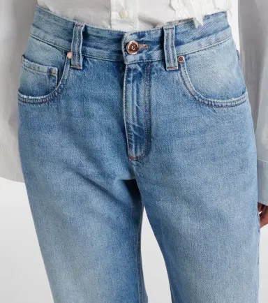 Brunello Cucinelli Low-rise straight jeans | Thumbnail 3
