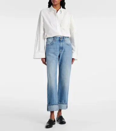 Brunello Cucinelli Low-rise straight jeans | Thumbnail 5