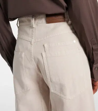 Brunello Cucinelli High-rise straight jeans | Thumbnail 3