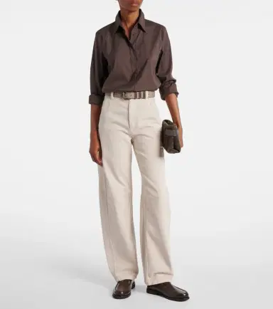 Brunello Cucinelli High-rise straight jeans | Thumbnail 6