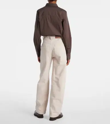Brunello Cucinelli High-rise straight jeans | Thumbnail 7