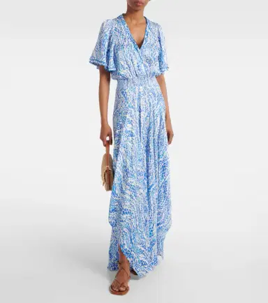 Poupette St Barth Mabelle printed maxi dress | Thumbnail 3