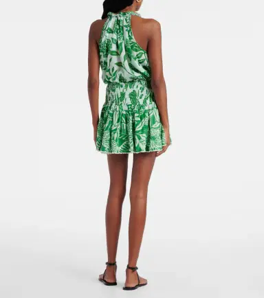 Poupette St Barth Colleen floral cotton miniskirt | Thumbnail 5