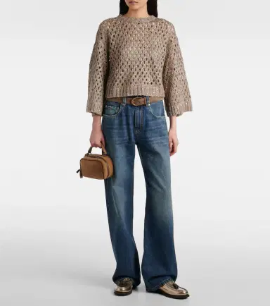Brunello Cucinelli Open-knit sweater | Thumbnail 2