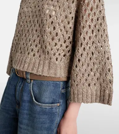 Brunello Cucinelli Open-knit sweater | Thumbnail 3
