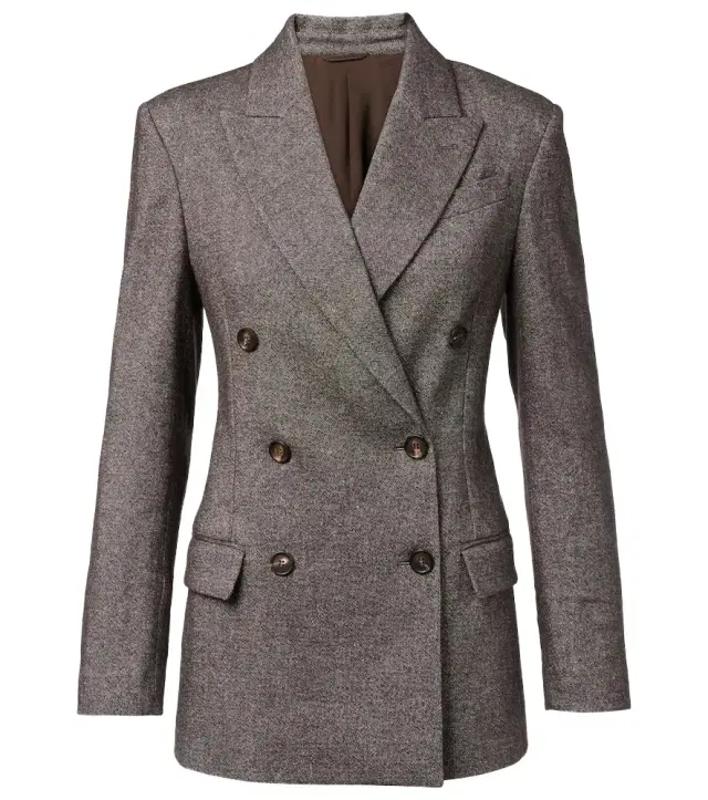 Brunello Cucinelli Wool and linen-blend blazer