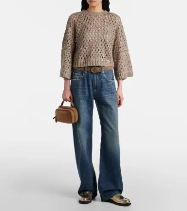 Brunello Cucinelli Low-rise straight jeans | Thumbnail 2 Brunello Cucinelli Low-rise straight jeans | Thumbnail 2