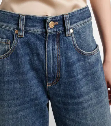 Brunello Cucinelli Low-rise straight jeans | Thumbnail 3 Brunello Cucinelli Low-rise straight jeans | Thumbnail 3