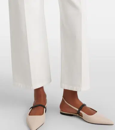 Brunello Cucinelli Mid-rise wide-leg jeans | Thumbnail 3