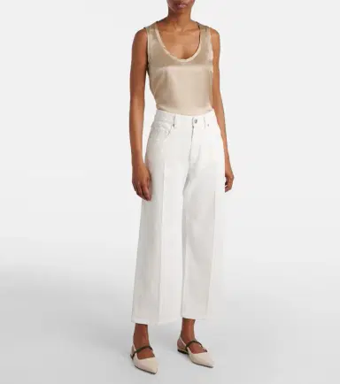 Brunello Cucinelli Mid-rise wide-leg jeans | Thumbnail 5
