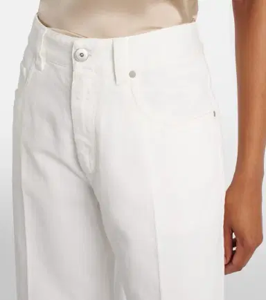 Brunello Cucinelli Mid-rise wide-leg jeans | Thumbnail 6