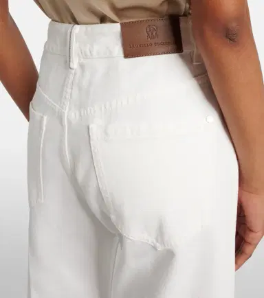 Brunello Cucinelli Mid-rise wide-leg jeans | Thumbnail 7