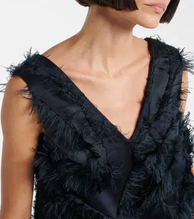 Brunello Cucinelli Fringed minidress | Thumbnail 4