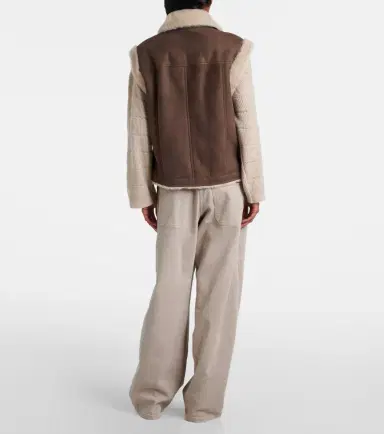 Brunello Cucinelli Shearling-lined suede vest | Thumbnail 3