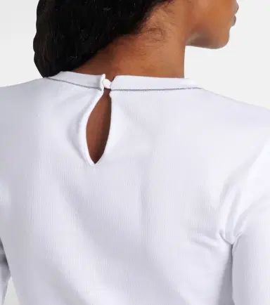 Brunello Cucinelli Cotton-blend top | Thumbnail 5 Brunello Cucinelli Cotton-blend top | Thumbnail 5