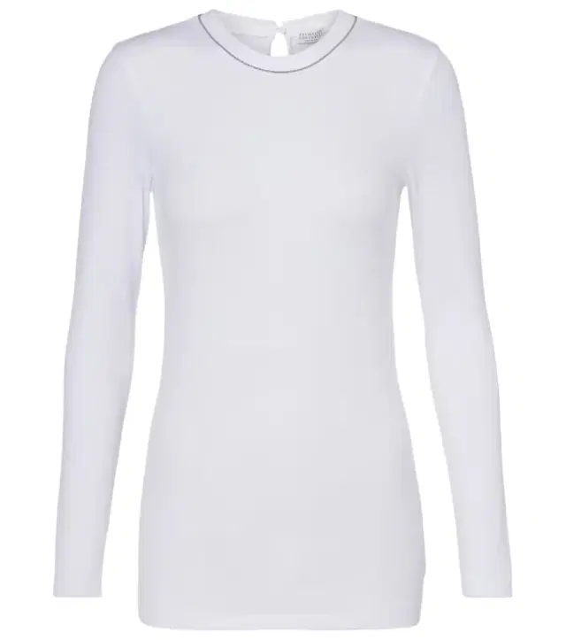 Brunello Cucinelli Cotton-blend top