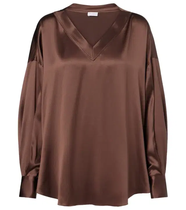 Brunello Cucinelli Silk satin blouse