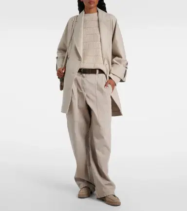 Brunello Cucinelli Cashmere and wool-blend sweater | Thumbnail 2