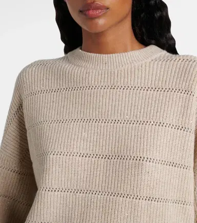Brunello Cucinelli Cashmere and wool-blend sweater | Thumbnail 3