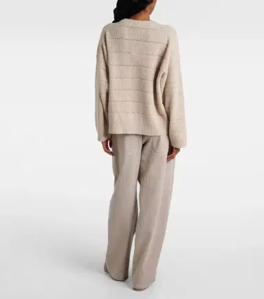Brunello Cucinelli Cashmere and wool-blend sweater | Thumbnail 4