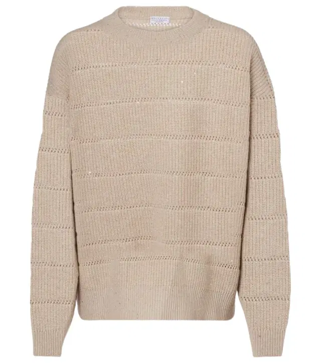 Brunello Cucinelli Cashmere and wool-blend sweater