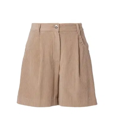 Brunello Cucinelli High-rise cotton corduroy shorts | Thumbnail 1