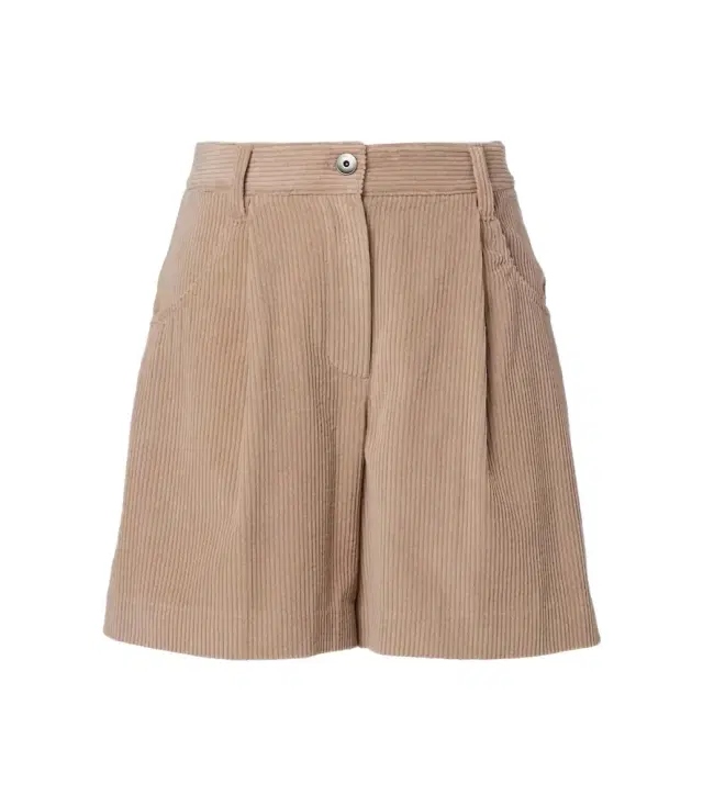Brunello Cucinelli High-rise cotton corduroy shorts