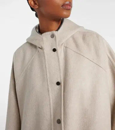 Brunello Cucinelli Hooded cashmere cape | Thumbnail 3 Brunello Cucinelli Hooded cashmere cape | Thumbnail 3