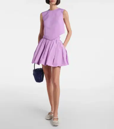 Patou Gathered miniskirt | Thumbnail 2