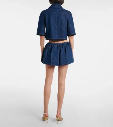 Patou Cropped denim jacket | Thumbnail 2