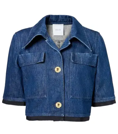 Patou Cropped denim jacket | Thumbnail 1