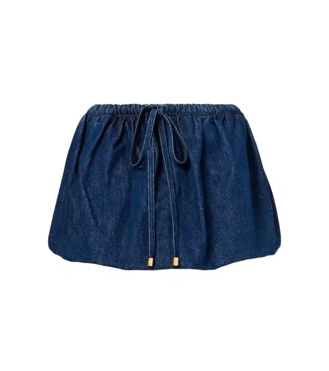 Denim miniskirt