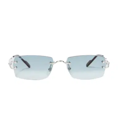 Cartier Eyewear Collection Signature C De Cartier rectangular sunglasses | Thumbnail 1 Cartier Eyewear Collection Signature C De Cartier rectangular sunglasses | Thumbnail 1