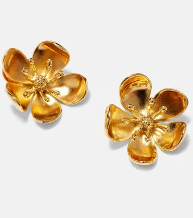 Oscar de la Renta Cherry Blossom Small earrings | Thumbnail 3