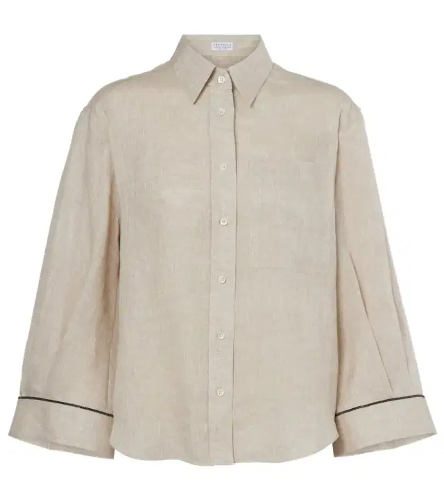 Brunello Cucinelli Monili linen shirt