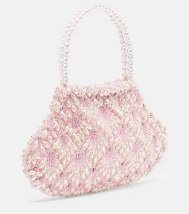 Clio Peppiatt Scallop Mini embellished tote bag | Thumbnail 2