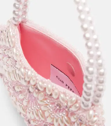 Clio Peppiatt Scallop Mini embellished tote bag | Thumbnail 3