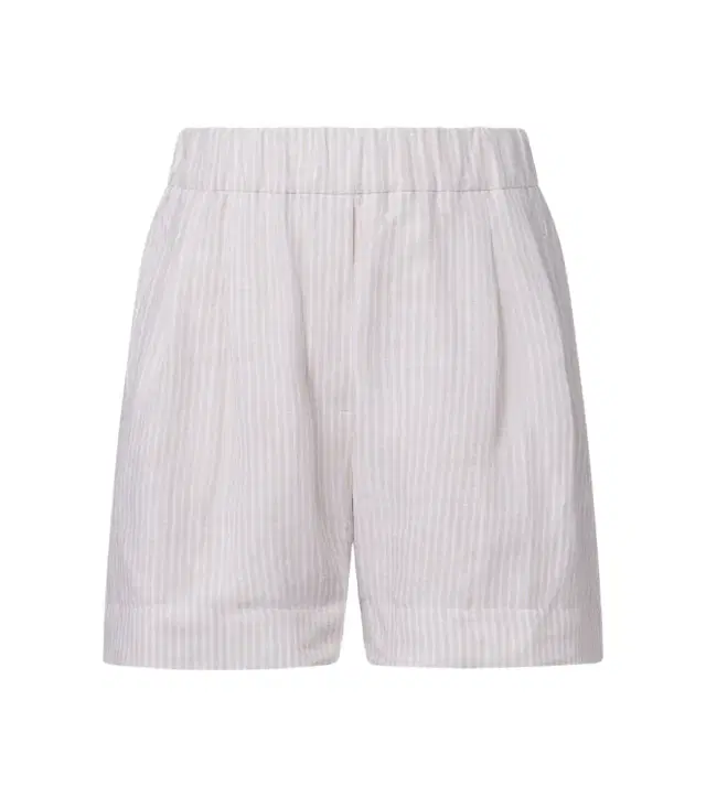 Brunello Cucinelli Striped linen Bermuda shorts