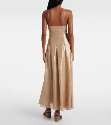 Brunello Cucinelli Monili cotton maxi dress | Thumbnail 4