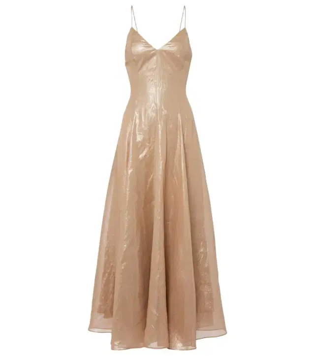 Brunello Cucinelli Monili cotton maxi dress