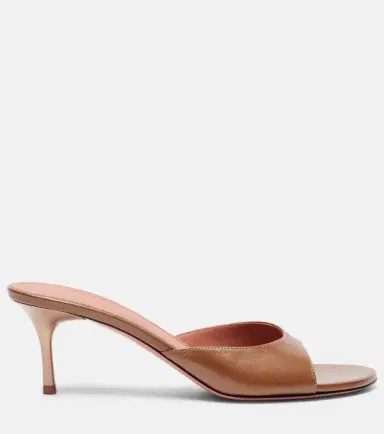Amina Muaddi Jeanne 60 leather mules | Thumbnail 4