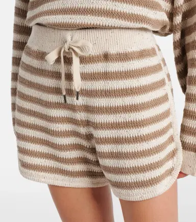 Brunello Cucinelli Striped cotton-blend shorts | Thumbnail 2