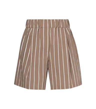 Brunello Cucinelli Striped cotton-blend Bermuda shorts | Thumbnail 1