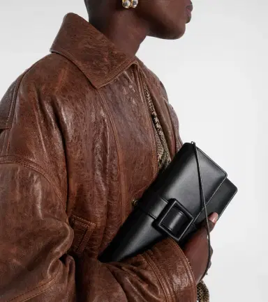 Manolo Blahnik Maygot leather clutch | Thumbnail 4