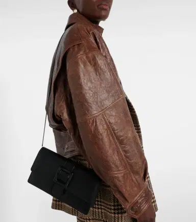 Manolo Blahnik Maygot leather clutch | Thumbnail 5