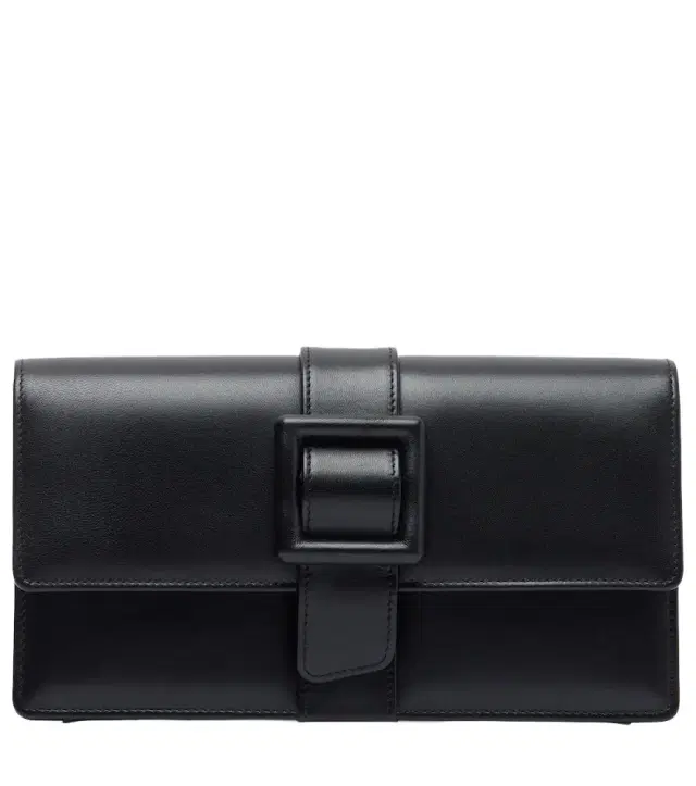 Manolo Blahnik Maygot leather clutch
