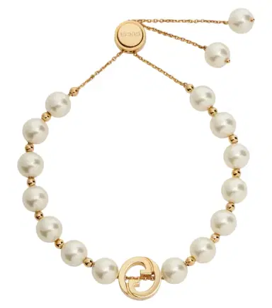 Gucci Interlocking G faux pearl bracelet | Thumbnail 1