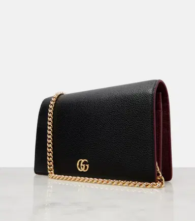 Gucci GG Petite Marmont leather wallet on chain | Thumbnail 2 Gucci GG Petite Marmont leather wallet on chain | Thumbnail 2