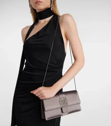 Manolo Blahnik Capri embellished satin clutch | Thumbnail 6 Manolo Blahnik Capri embellished satin clutch | Thumbnail 6