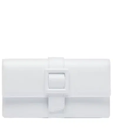 Manolo Blahnik Maygot leather clutch | Thumbnail 1